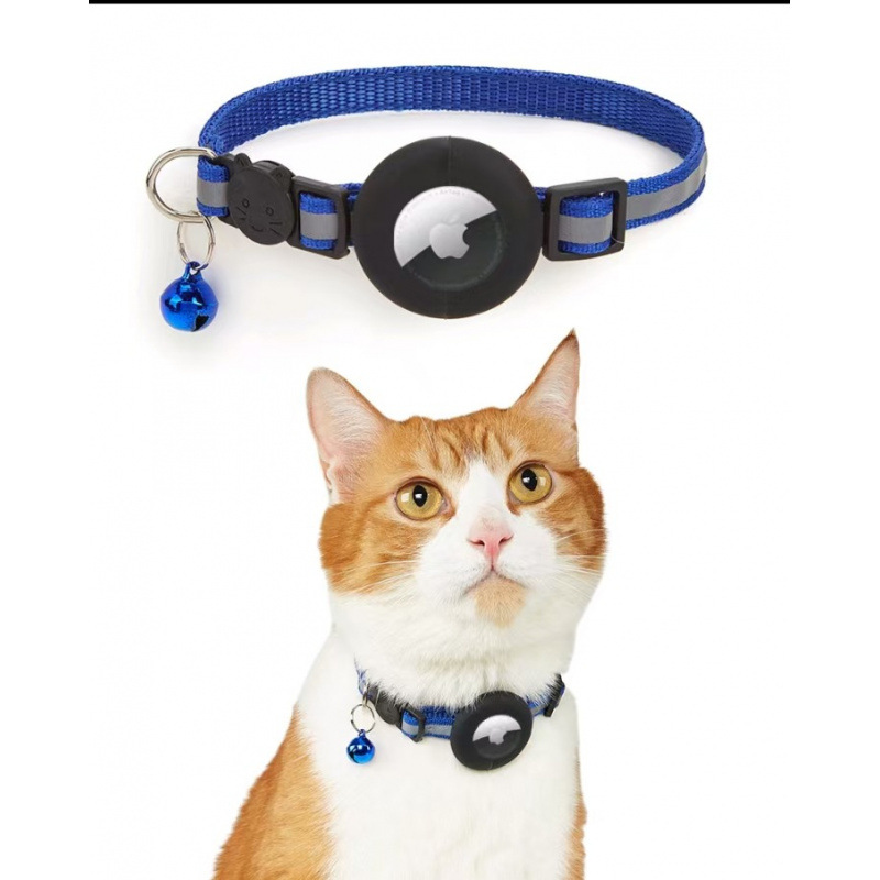 Spot 24h cabello collar de gato anti-pérdida transfronterizo para Apple airtag tracker gato collar joyería silicona