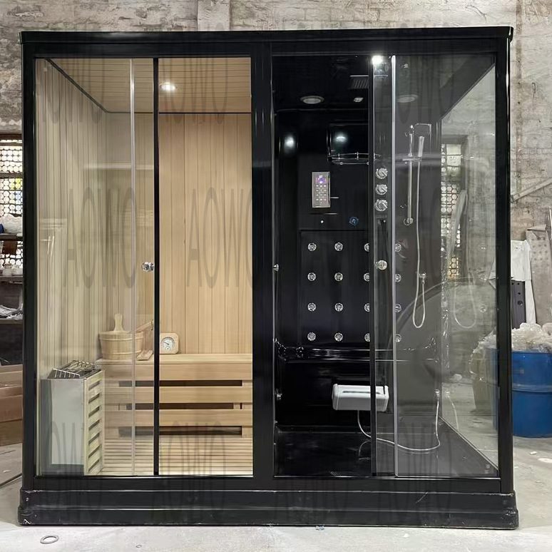 Fabricantes de suministro de casa casa de ducha integral sala de vapor seco sala de vapor húmeda separación seca y húmeda ducha de vapor integrada