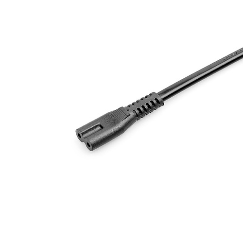 1.5m US standard two-flat hole 8-tail power cord, two-core table lamp audio TV connection eight-tail cable