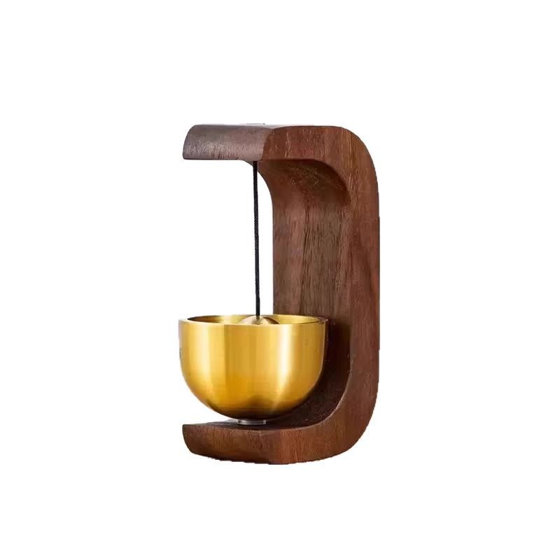 Magnetische houten deurbel met dopamine windgong voor entree, herinneringsbel voor winkelingang, nieuwe decoratie in Chinese stijl_voghion.com