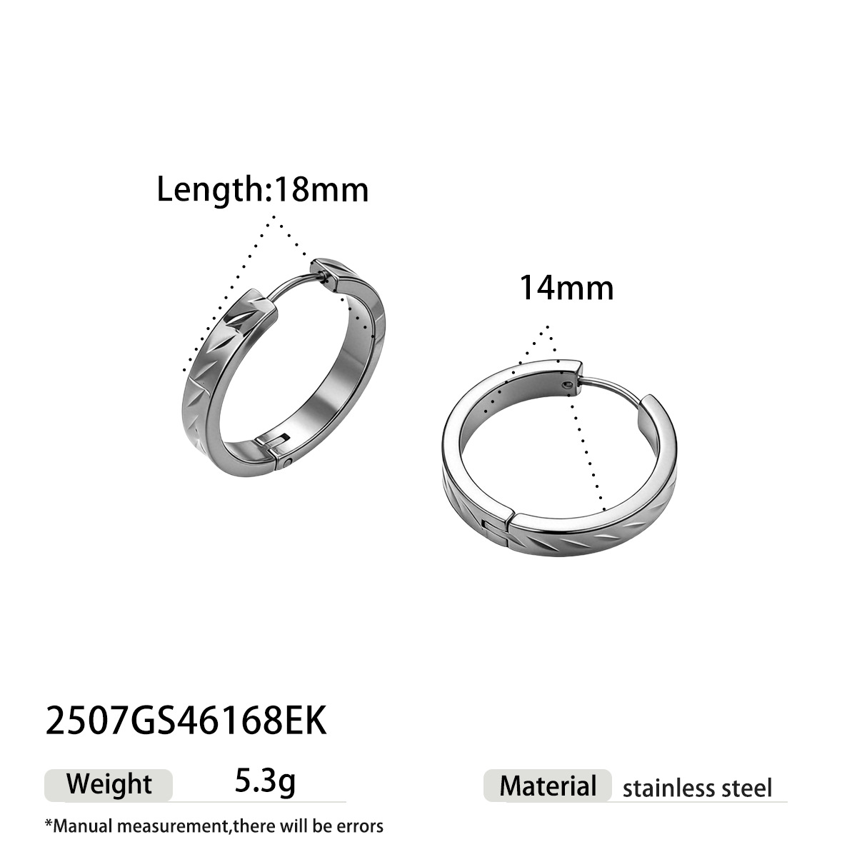TENA Europa y los Estados Unidos venta transfronteriza aretes de acero de titanio ligero lujo alto sentido de moda personalidad de acero inoxidable joyas de orejas