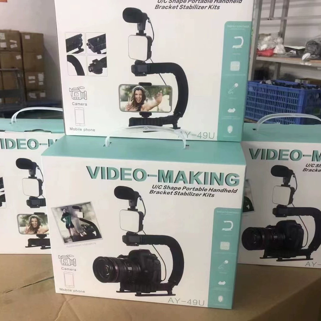 Travel LED camera charging, fill light