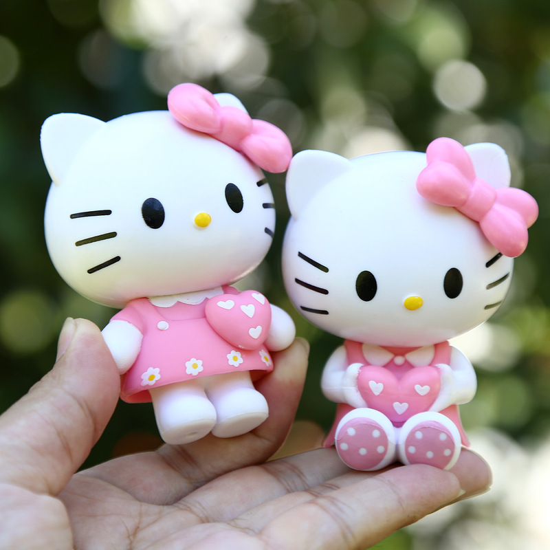 新しいトレンディな漫画猫人形クリエイティブショルダーバッグ愛子猫デスクトップ車の装飾装飾品|undefined