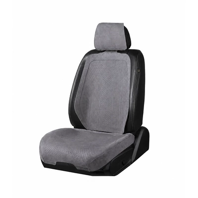 Seat cushion, seat cover cushion - truffle-gray-front-single-seat