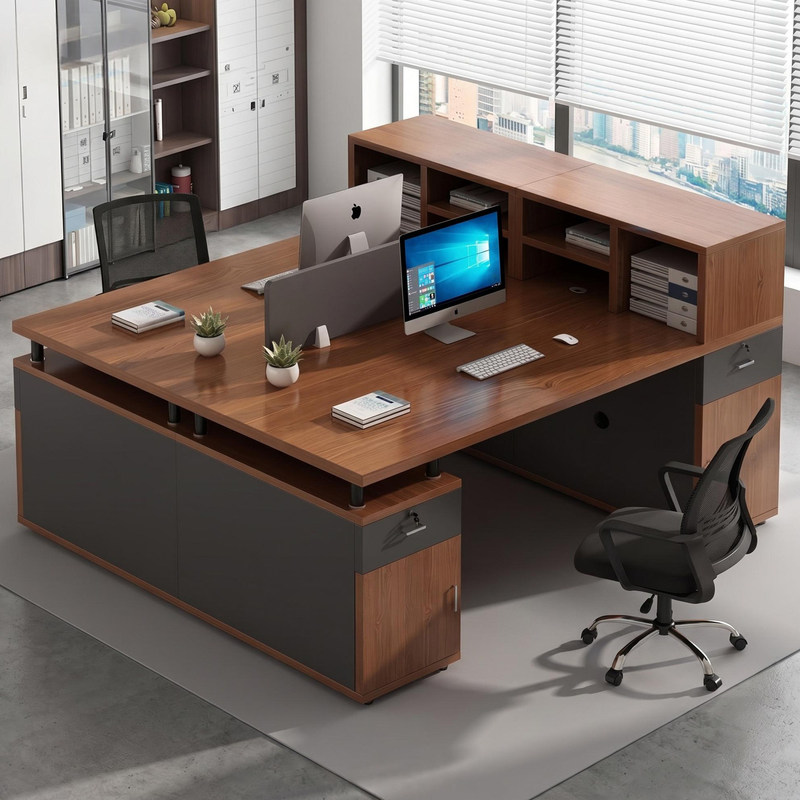 Staff office desk and chair set, employee workstation, office desk, simple modern executive desk, home desk, computer desk Staff office desk and chair set, employee workstation, office desk, simple modern executive desk, home desk, computer desk