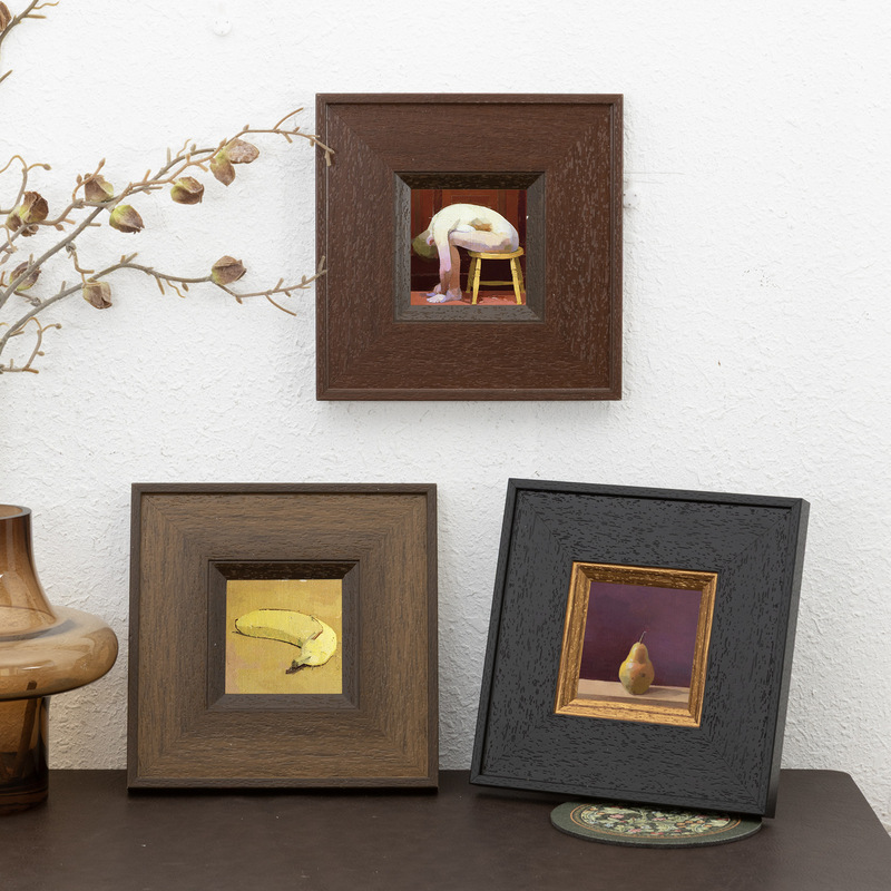 Chinese-Style Wide-Edge Retro Picture Frame Modern Decoration Ps Picture Frame Wall-Mounted 4K8K Studio Poster Frame Framing in Various Sizes
