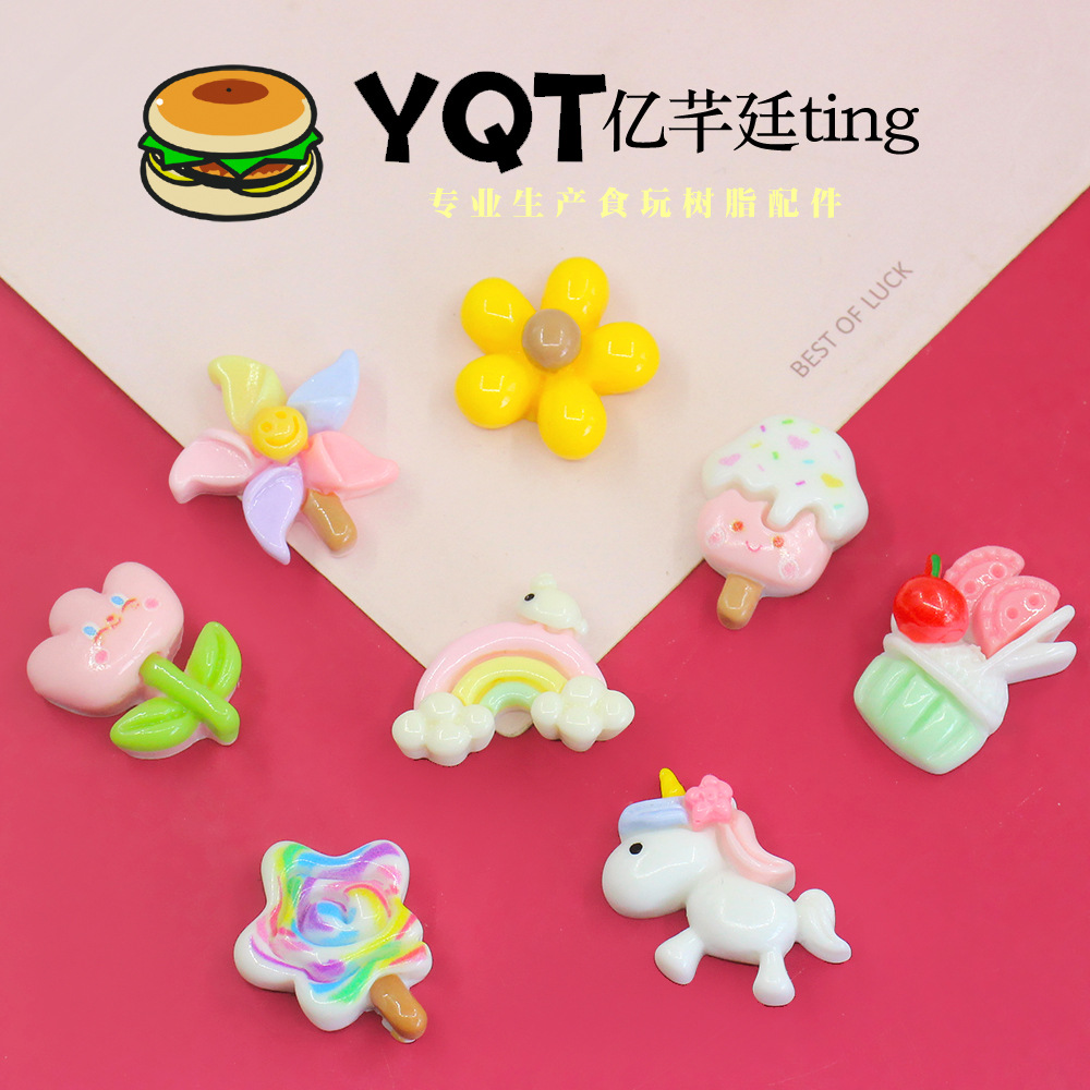 Cartoon rainbow accessories