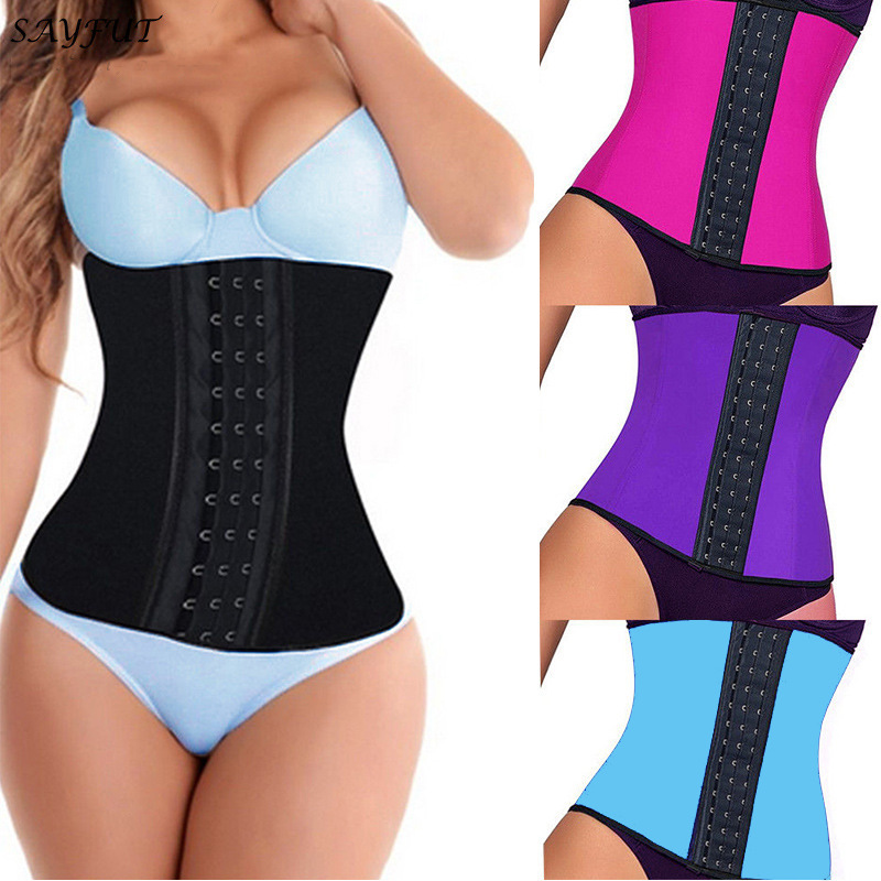 Europe and the United States cross-border ladies yoga fitness three-breasted adjustable body belt plastic bone corset abdominal belt wholesale