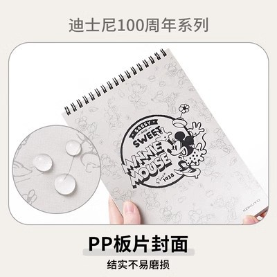 Japonés KOKUYO reputación nacional Princesa Mickey nombre conjunto Songsong familia A5 cuaderno superior notas de estudiante universitario