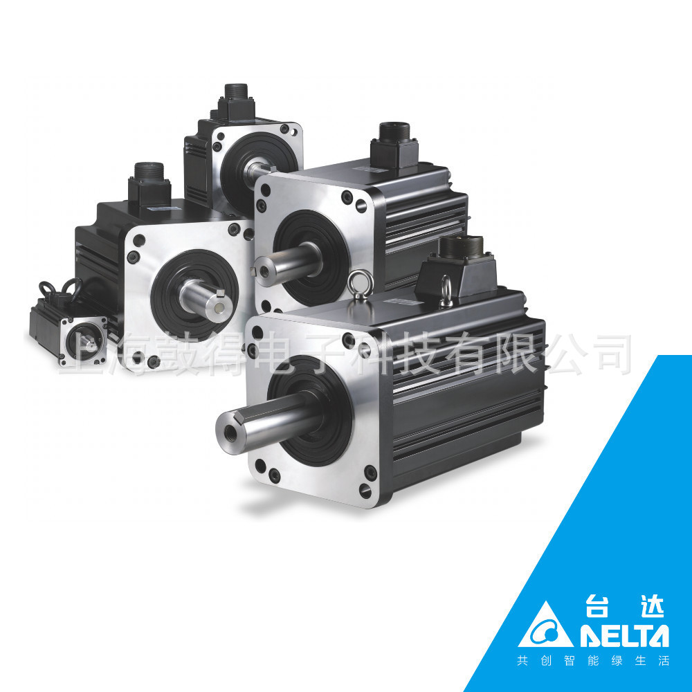 台达伺服电机ECMA-C20804S7 B2 400W 带键槽带中心螺纹孔 油封 刹