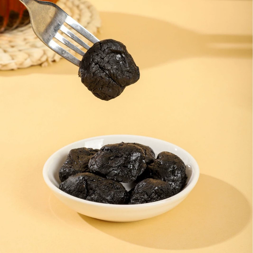 Семена рецина глютиноза? (Rehmannia glutinosa) Китайские лечебные материалы Nine-steamed and nine-dried Rehmannia glutinosa, произведенные Huaijiao Sand-free vacuum indepdent packaging Ready-to-eat Rehmannia glutinosa Chinese medicinal materials