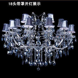 批发轻奢水晶灯客厅吊灯后现代简约客厅灯具美式别墅复式楼大气灯