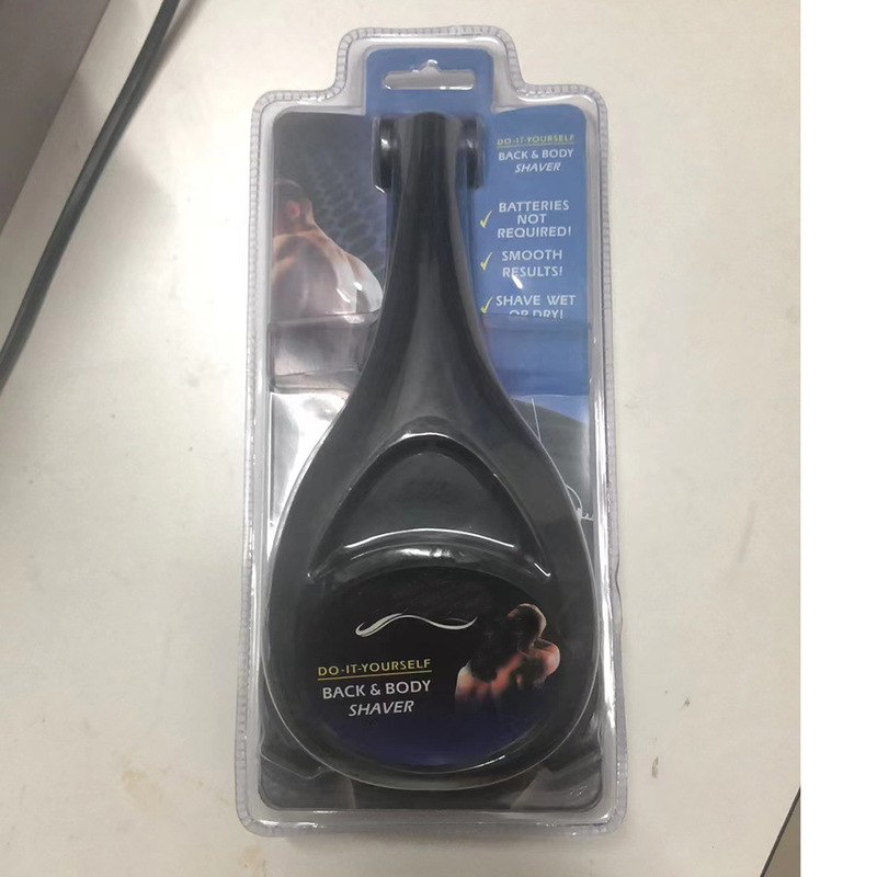 Cross-border new product back shaver folding double head back manual epilator shaver shaving knife