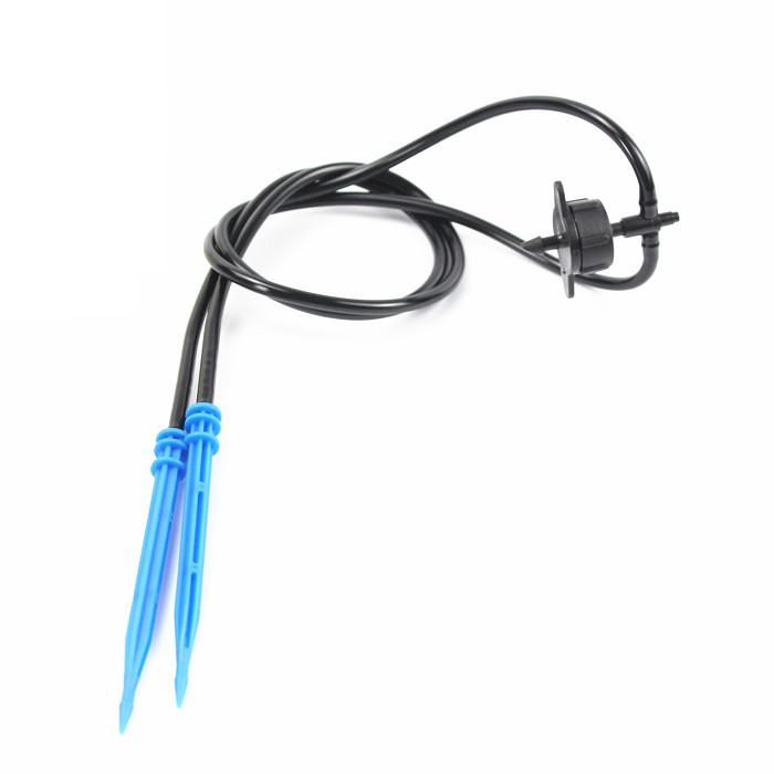 2 garras flecha curva con 4L estabilizador de flujo dos vías flecha de goteo directo riego de maceta flecha curva árboles frutales riego de goteo de pared de plantas