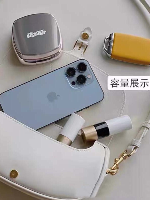 D家bobby马鞍包欧美明星同款牛皮斜跨单肩包复古半月包女士腋下包|undefined