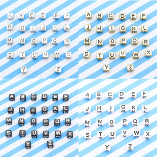 6*6mm������������ĸ�����ĸ�����������  diy�Ʒ�������