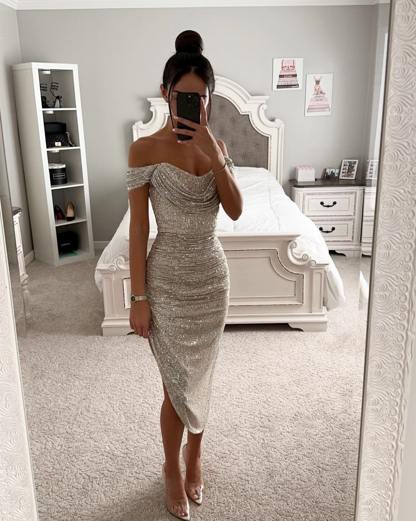 Naiste kokteilikleit litrite ja tõmblukuga pidulik kleit_voghion.com