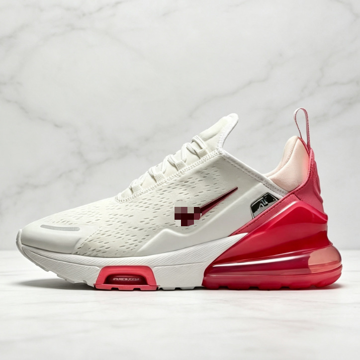 Air Max 270 zapatos de aire para hombres y mujeres, zapatos de deporte casuales transpirables de malla con suela gruesa para correr.