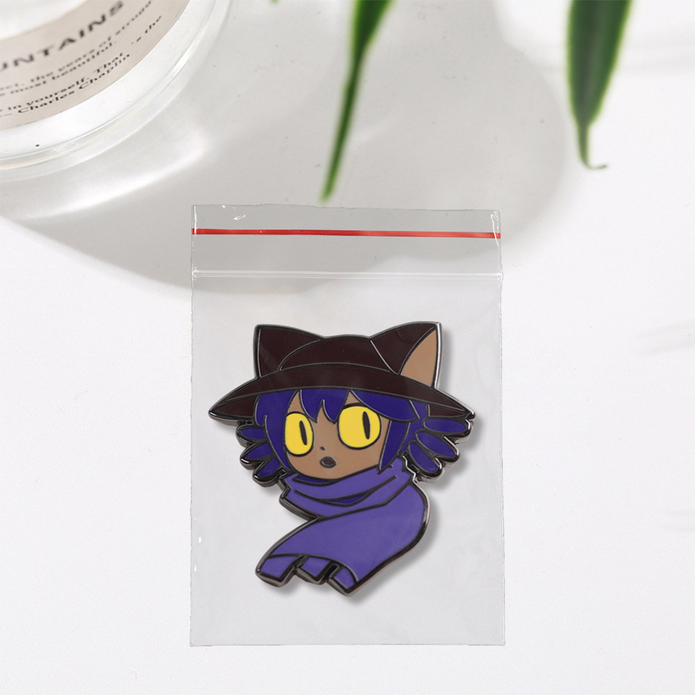 Neon Enamel Pin Role-Playing Game Peripheral Badge Puzzle Adventure Game Character Lapel Pin Accessory