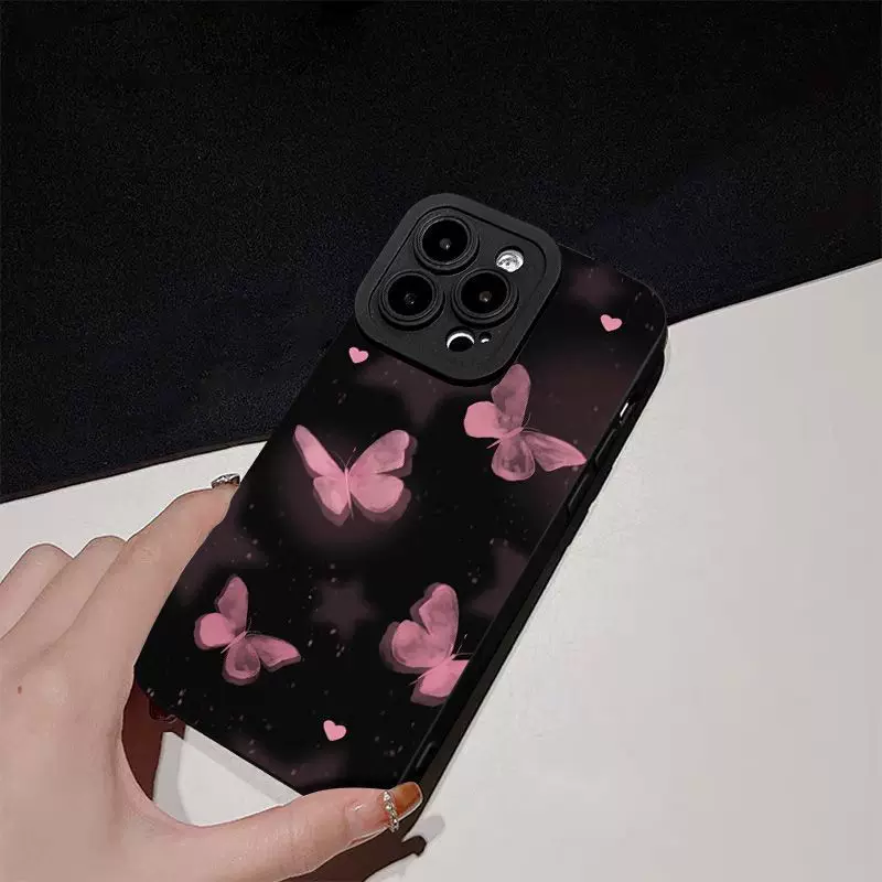 Apple, iPhone15, фуксия совместимый чехол для телефона, 16promax
