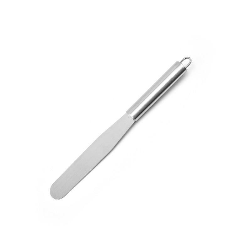 Herramientas para hornear Mango de madera Cuchillo para pan de dientes gruesos Raspador de pastel de acero inoxidable Spot