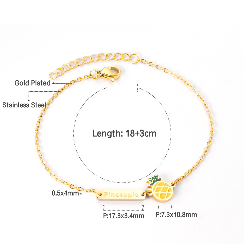 Cute Cartoon Stainless Steel Bracelets