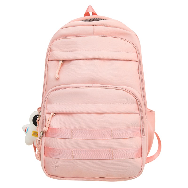 Nueva mochila estilo Coreano simple hombre y mujer estudiante mochila de gran capacidad mochila de la computadora de viaje de ocio