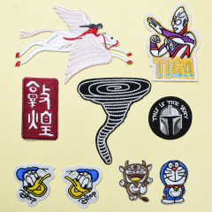 君樂可愛時尚補丁貼布貼花卡通動物氣球機器貓衣服裝飾修補洞兒童