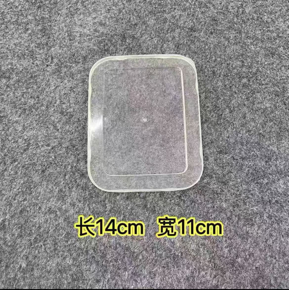 Cubierta de acero inoxidable tiramisu cubierta de hielo cubierta de plástico cubierta de caja de preservación de alimentos cubierta de sushi cubierta de hierro de alta transparencia