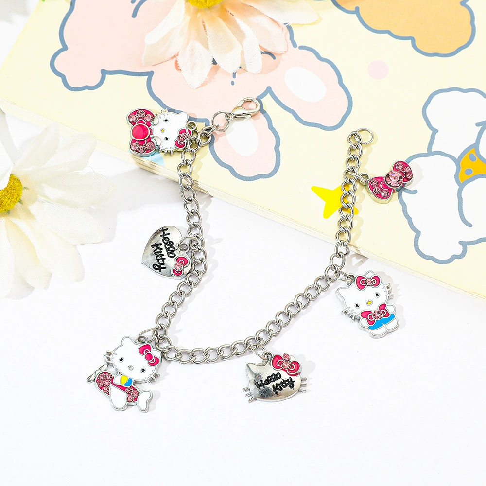 (Граница торговли), Hello Kitty, мультяшный аксессуар, браслет, металлическая подвеска