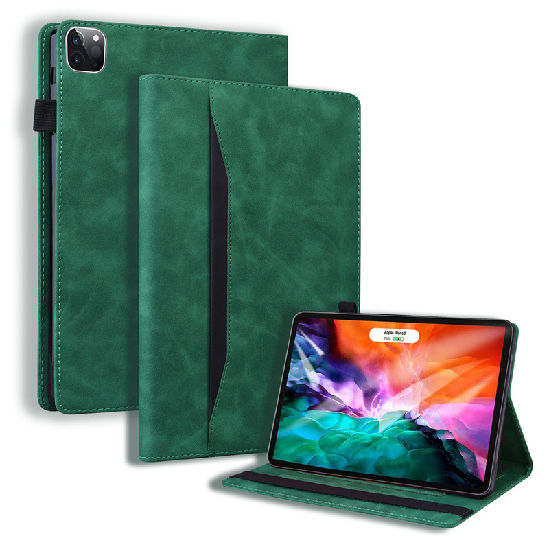 Suitable for ipad Pro 12.9 inch 2021 flat protective case 10.2 inch retro frosted card leather case
