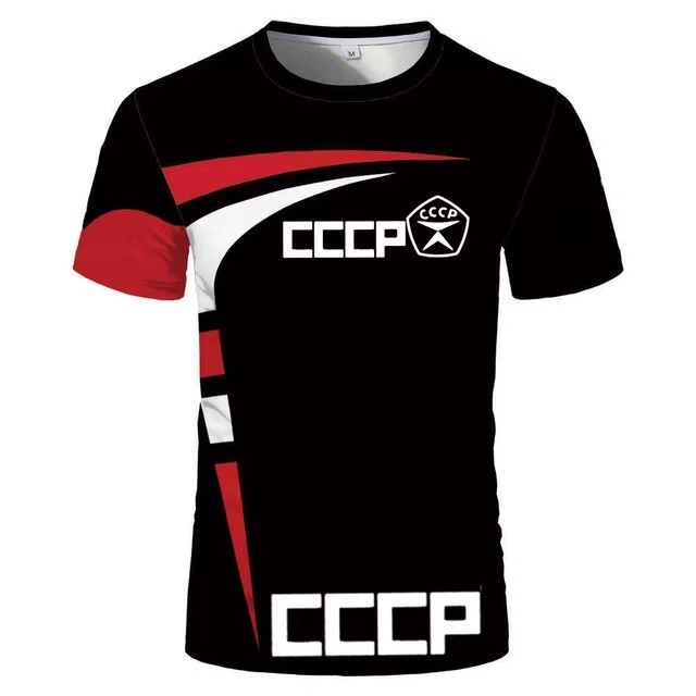 Spot Sports Spot suelta cuello redondo manga corta transpirable camiseta de hombre piel de camarón transfronterizo venta caliente impresión digital 3D