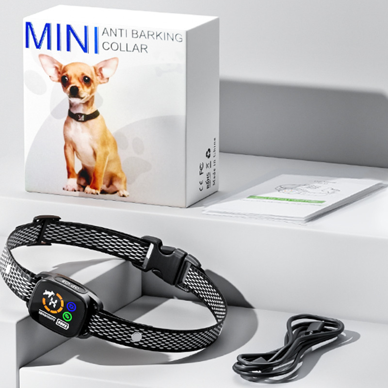 Dispositivo antiladridos transfronterizo PB45, dispositivo de entrenamiento automático para perros, collar de vibración, suministros de entrenamiento para mascotas, pantalla a color inteligente image 6