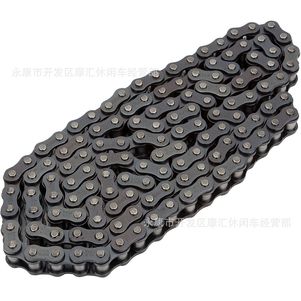 越野摩托车ATV四轮沙滩车卡丁车配件 50-250CC链条传动链CRF QUAD