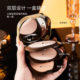 Kaqili Gaoding Double Layer Powder Cake for Concealer Finishing Dry and Wet Dual-Use Moisturizing Dry Powder Powder Powder for Women's Makeup Lasting Powder Cake