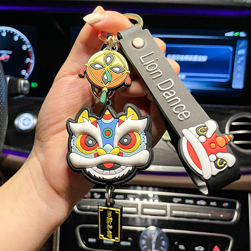 新年馬年高級感キーホルダー、バッグ飾り、新年の屋台商品、車のキーホルダー、プチギフト