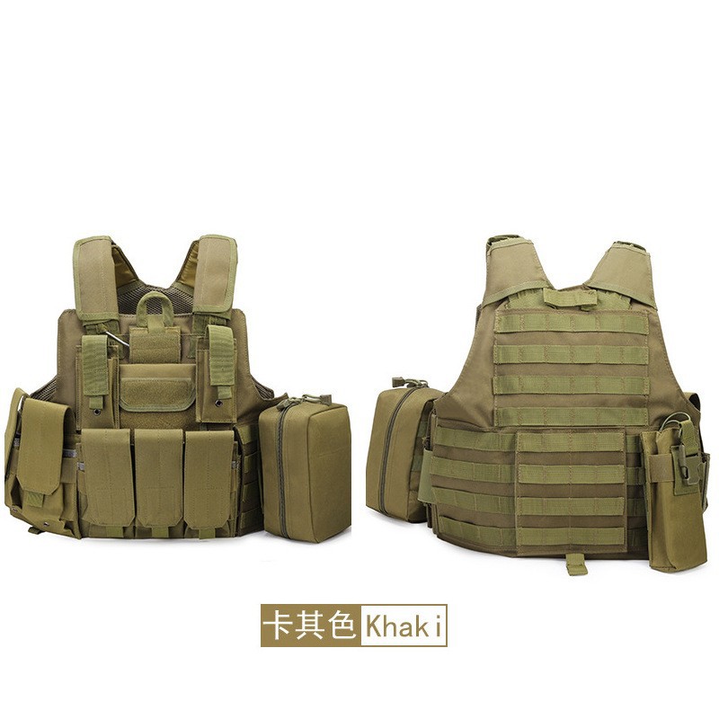 Nuevo chaleco de combate para fanáticos del ejército de CS de acción en vivo, chaleco táctico al aire libre de camuflaje rápido multifuncional, chaleco táctico