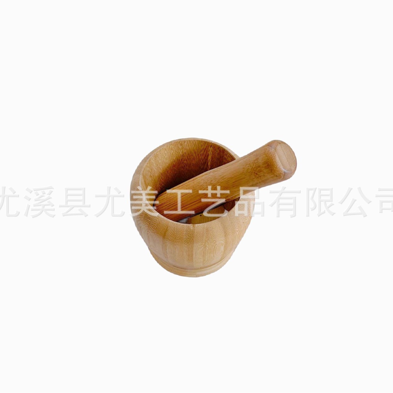 Bambú ajo mortero manual de hogar ajo machacador de ajo tarro Mascher de ajo tarro fabricante de mortero en stock