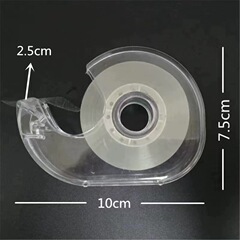 透明テープホルダープラスチックテープマシンにはテープミニテープカタツムリの殻が含まれません小さなテープポータブルデザイン
