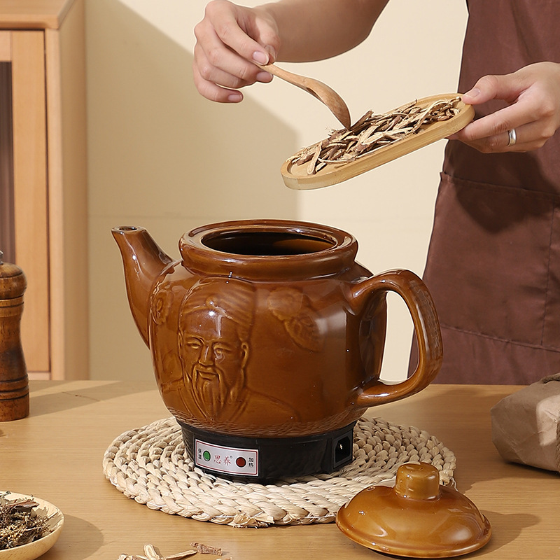 Factory wholesale decocting pot Chinese medicine pot automatic household Li Shizhen medicine pot plug-in decocting Chinese medicine casserole ceramic 4