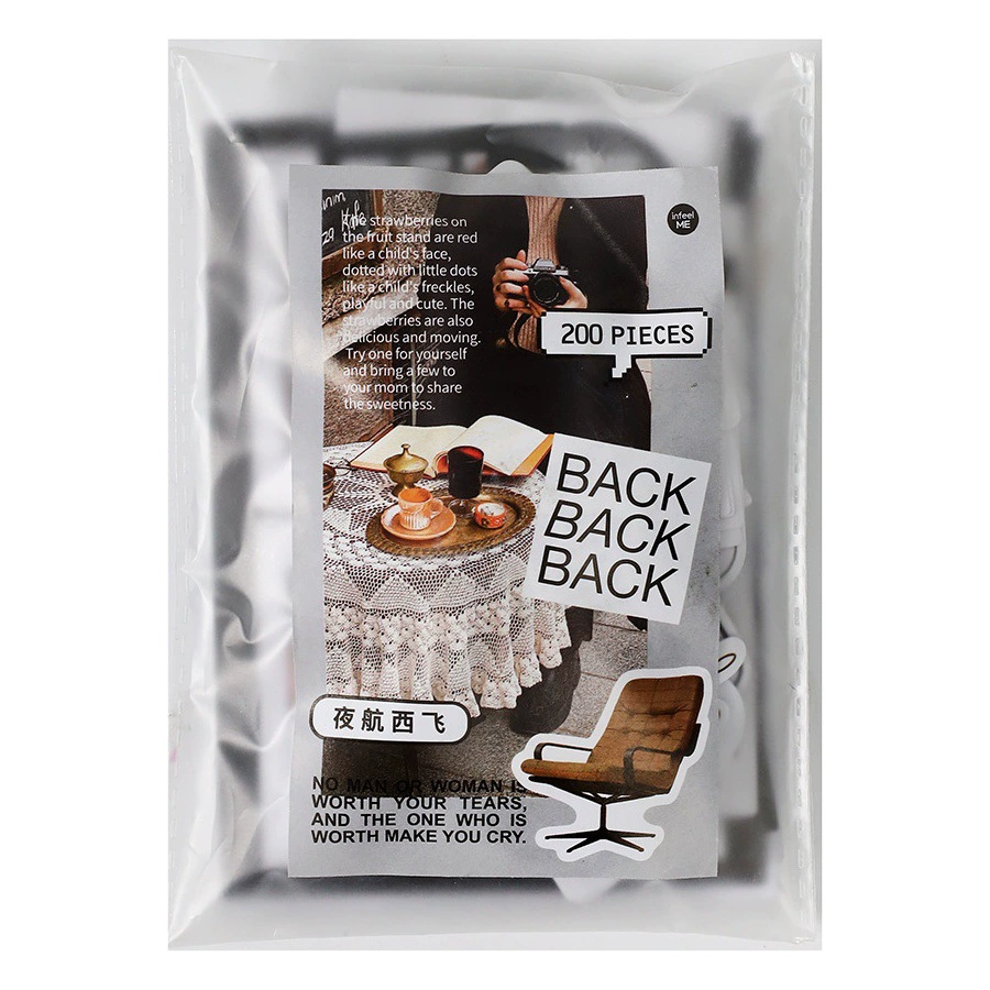 Infeel.Me Корейская Заикающиеся Две Бомбы Серия Материала Пакет Корейский INS Ручной Счет Базовое Украшение Коллаж