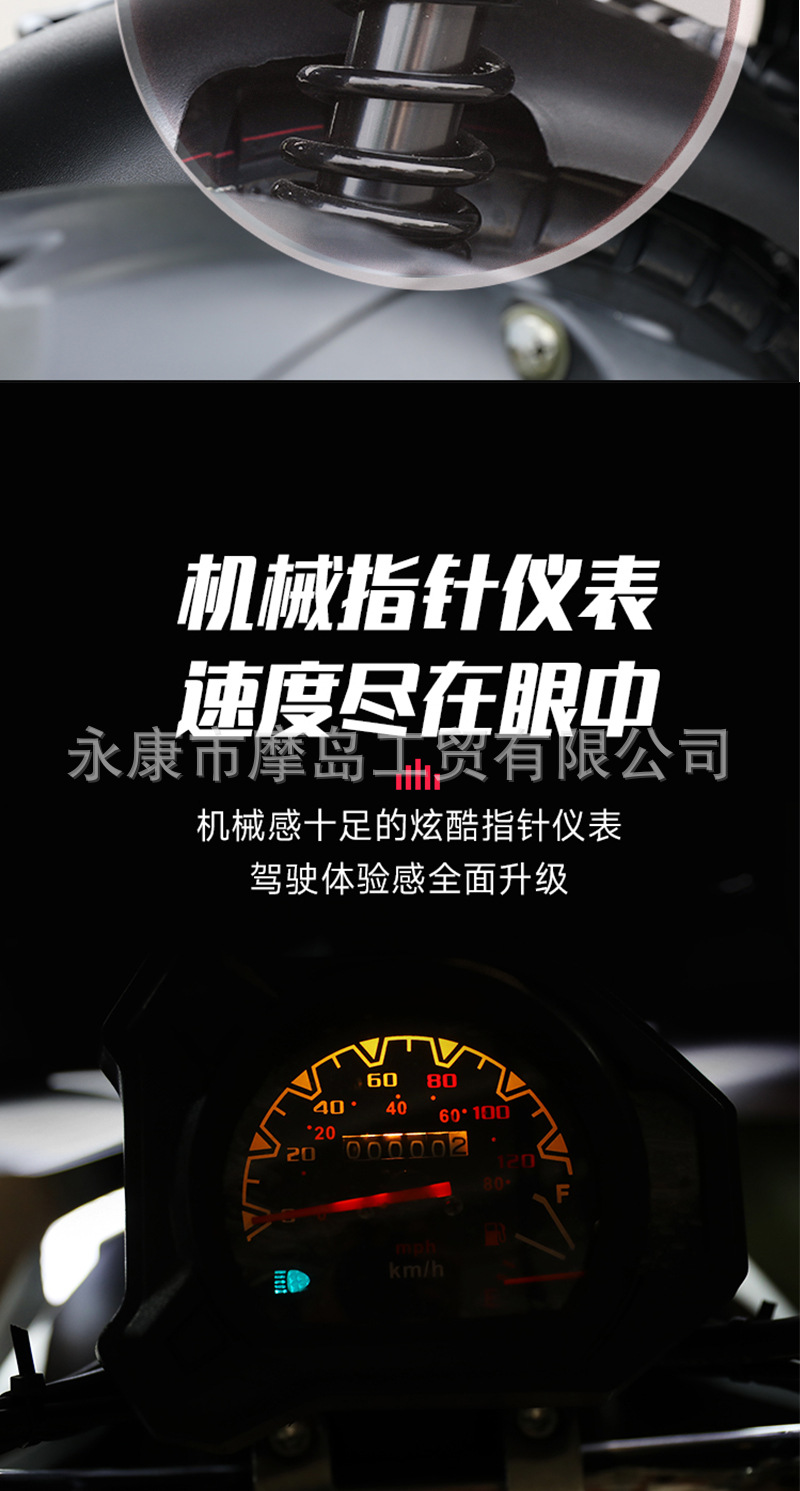 Luba Efi Air-Cooled 150Cc Pedal Adult Motorcycle Brand New Fuel Vehicle Personalized for Work Clothing and Transportation