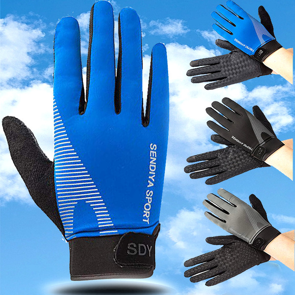 summer silk breathable thin travel non-slip gloves for men and women