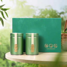 时代绿茶包装盒半斤装通用茶叶罐春茶伴手礼茶叶包装礼盒空盒批发