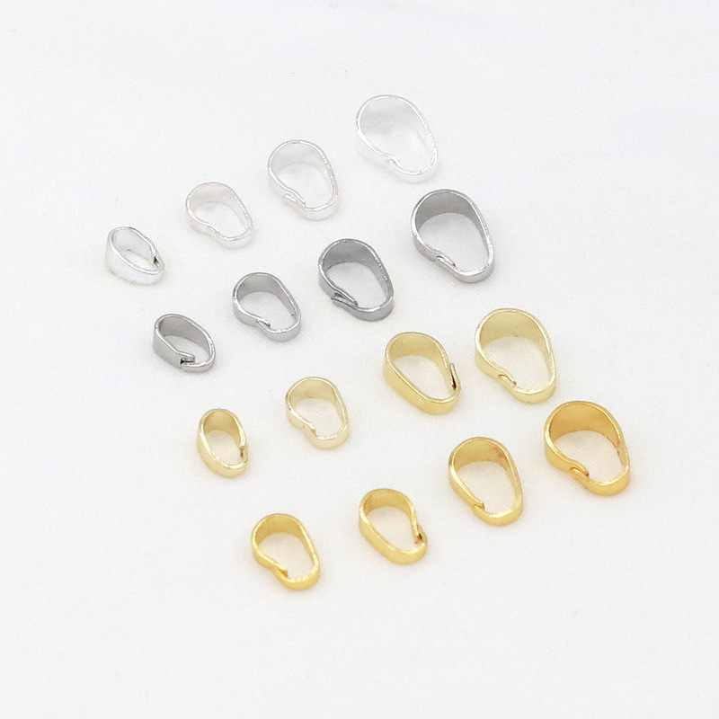 18K True Gold Necklace Pendant Melon Buckle 14K Pack Gold Color Pendant Buckle Pendant Buckle Accessories Jewelry Material B89