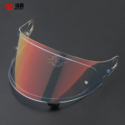 Motorcycle Retro Helmet Lens, Dəbilqə (Kaska) aksesuarları - glamster-aurora-red