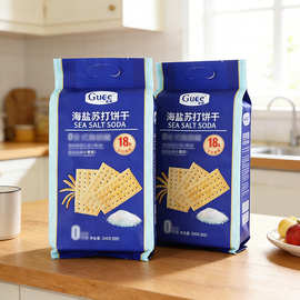 谷鸽海盐苏打饼干 零食散装发批 食品大全解馋充饥506g*9袋