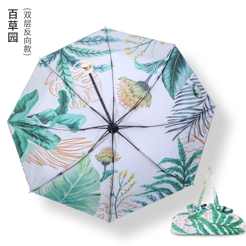 Baicaoyuan [3 배 우산 더블 천]]