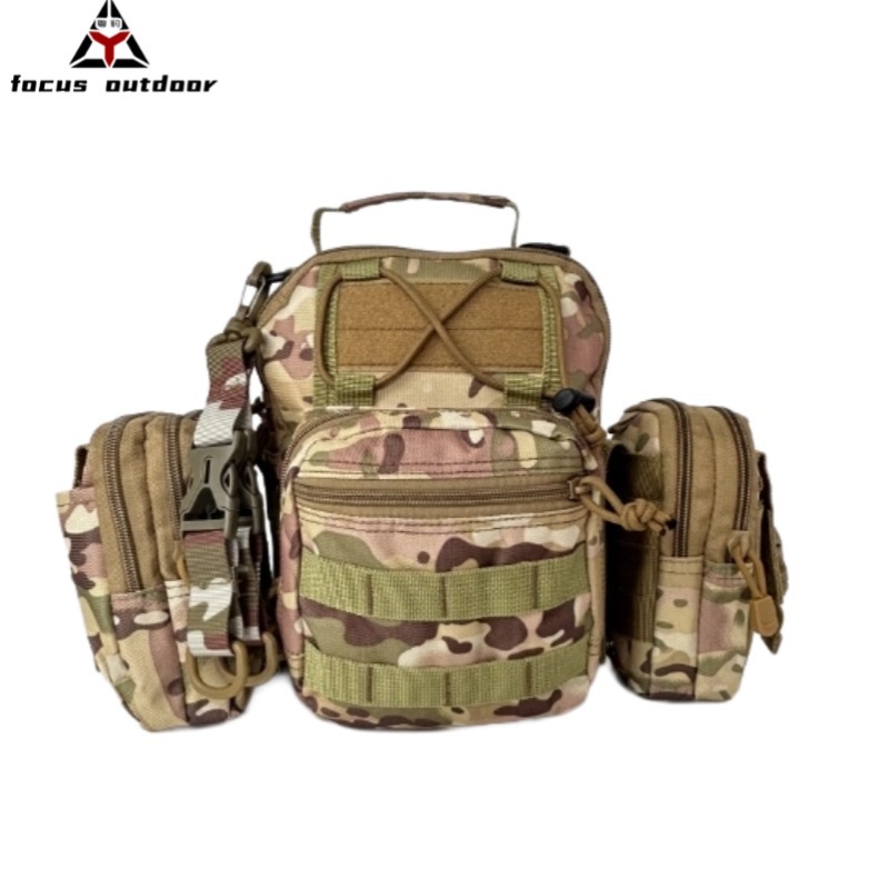 Bolso de pecho para hombre para deportes al aire libre Bolso de pecho deportivo para fanáticos militares Material de tela Oxford Bolso de pecho táctico diagonal para ciclismo Personalización