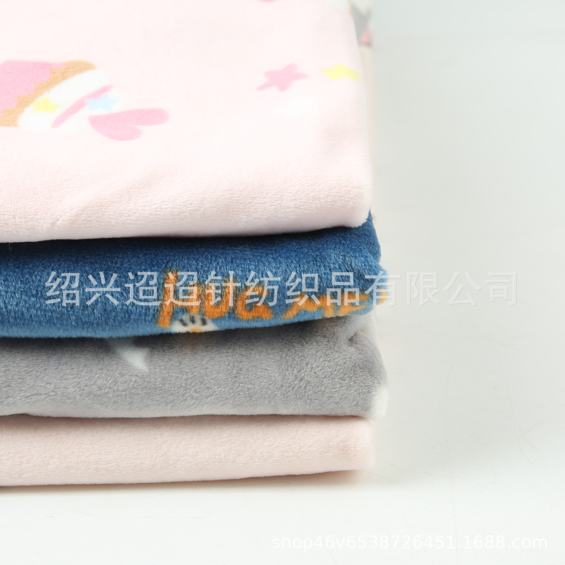 厂家直销 海岛绒 印花超柔 海岛绒双面 儿童成人家居睡衣服饰面料